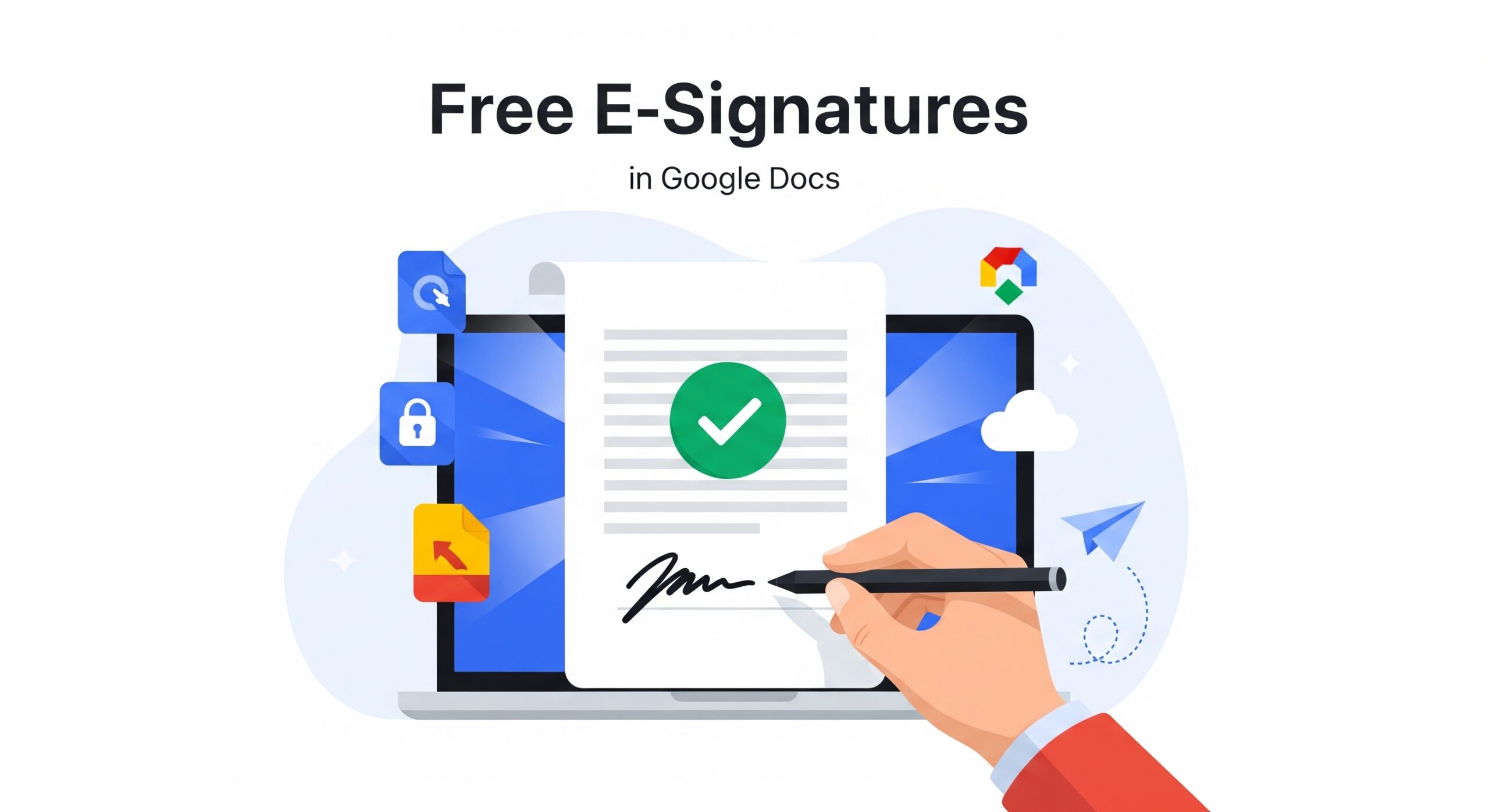 Free digital signature in Google docs