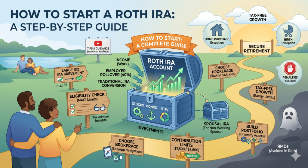 Roth Ira Tutorial How To Start A Roth IRA